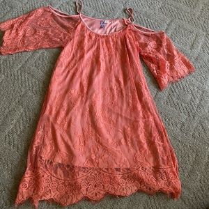 Coral color dress
